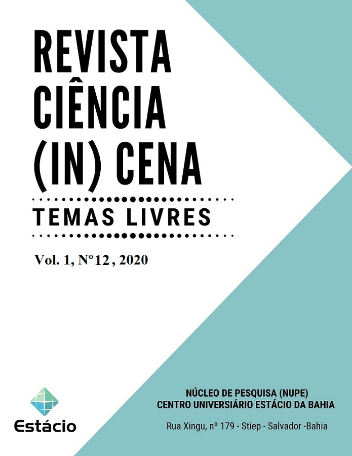 					View Vol. 3 No. 7 (2020): REVISTA CIÊNCIA (IN) CENA: TEMAS LIVRES
				